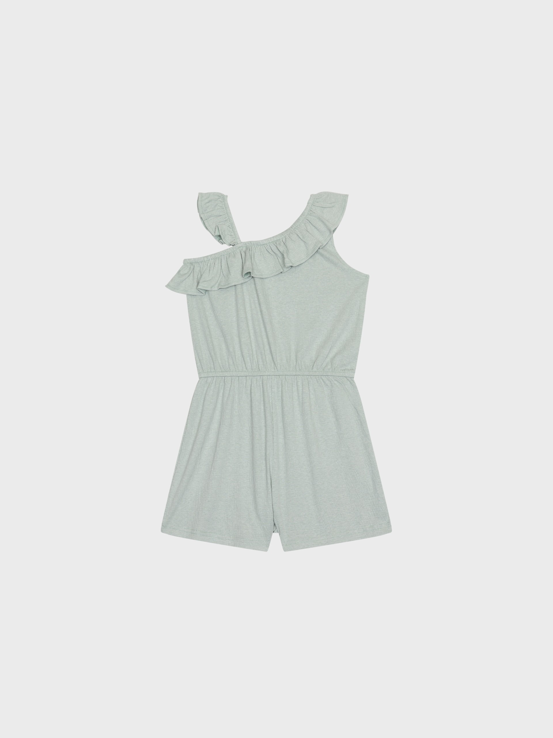 Combishort vert sauge pour filles et ados; boutique de vêtements pour enfants à Saint Martin en Haut dans les Monts du Lyonnais