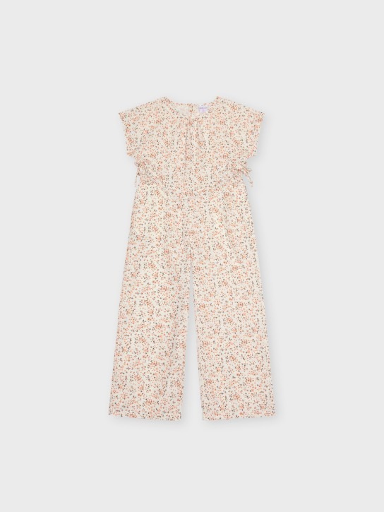 robe fleurie manches courtes pour fille, boutique de vêtements pour enfants à saint martin en haut dans les monts du lyonnais