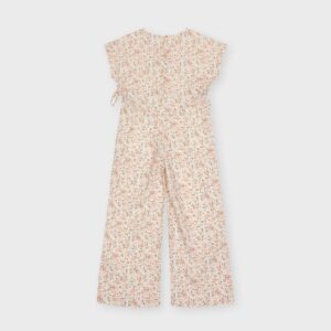 Combinaison fleurie orange