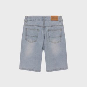 Short en jean bleu clair