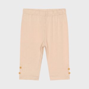 Legging court beige