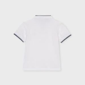 Polo blanc écusson A