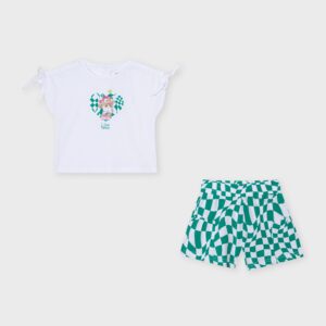 Ensemble blanc et vert I LOVE TENNIS