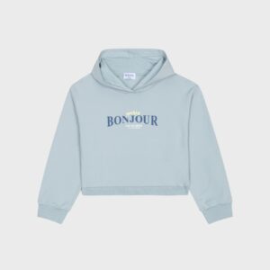 Sweat bleu BONJOUR
