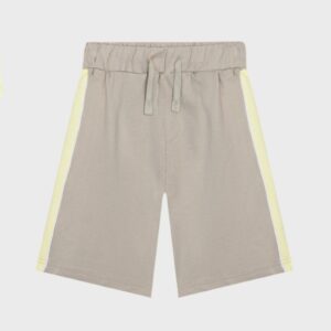 Short kaki clair et jaune