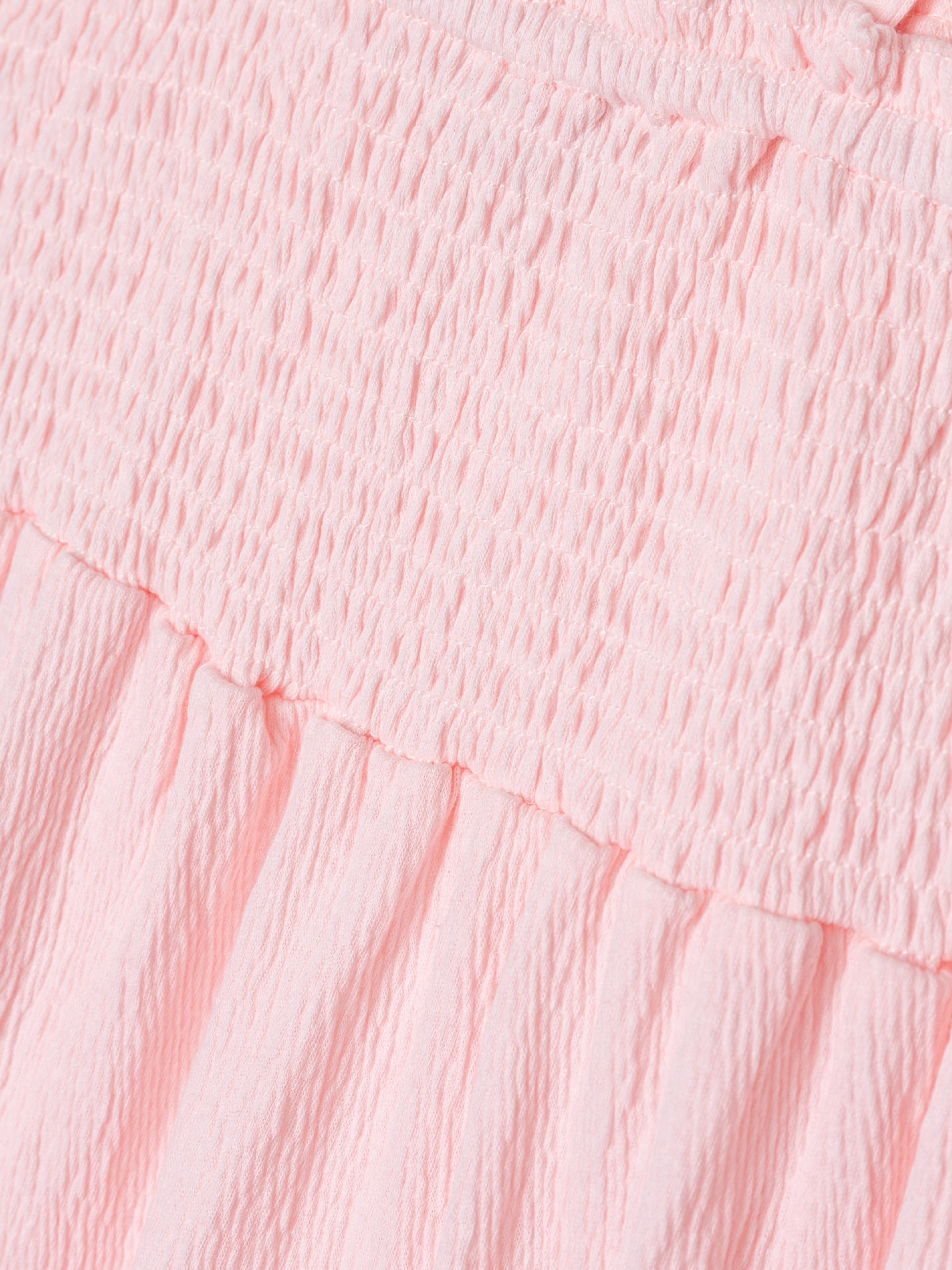 Robe légère d'été rose à bretelles en coton, boutique de vêtements pour enfants à Saint Martin en Haut dans les Monts du Lyonnais
