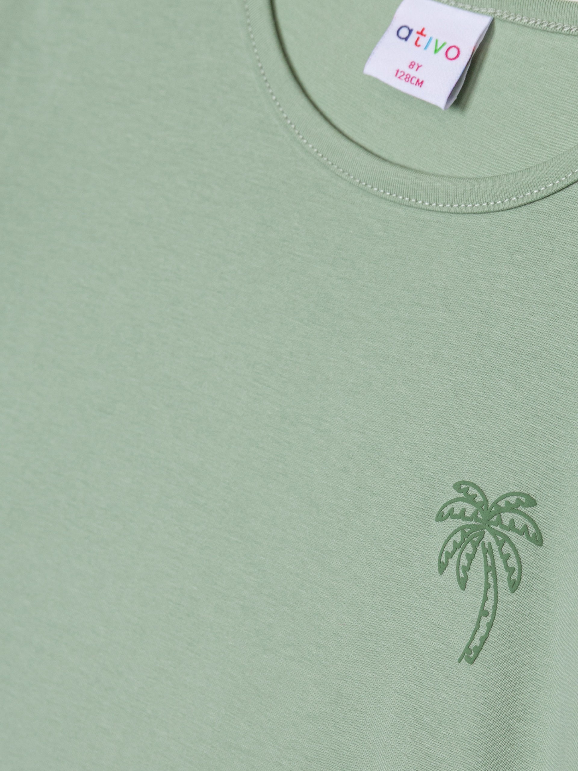 T-shirt vert palmier – Image 3