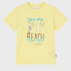 T-shirt jaune SURF RIDER PALM BEACH