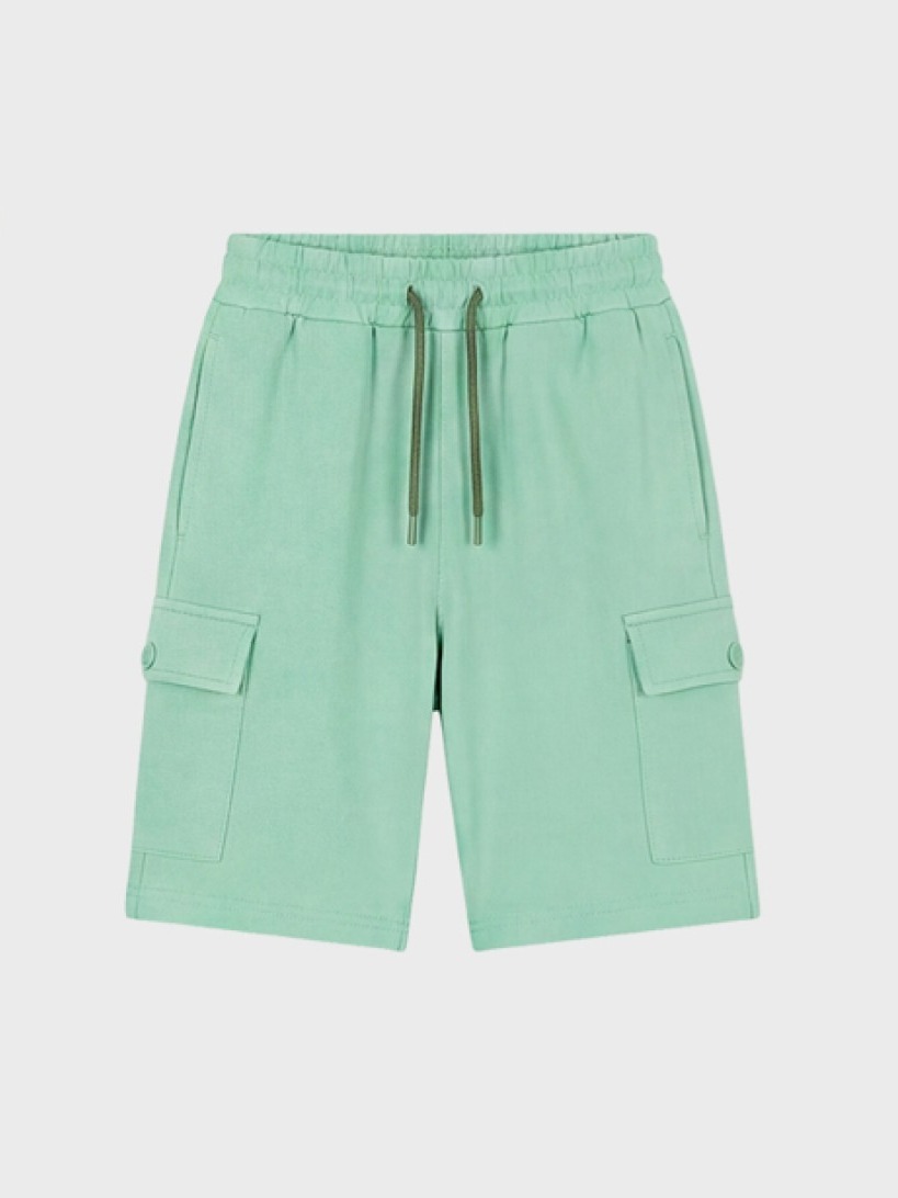 short vert clair pour garçons, boutique de vêtements pour enfants à saint martin en haut dans les monts du lyonnais