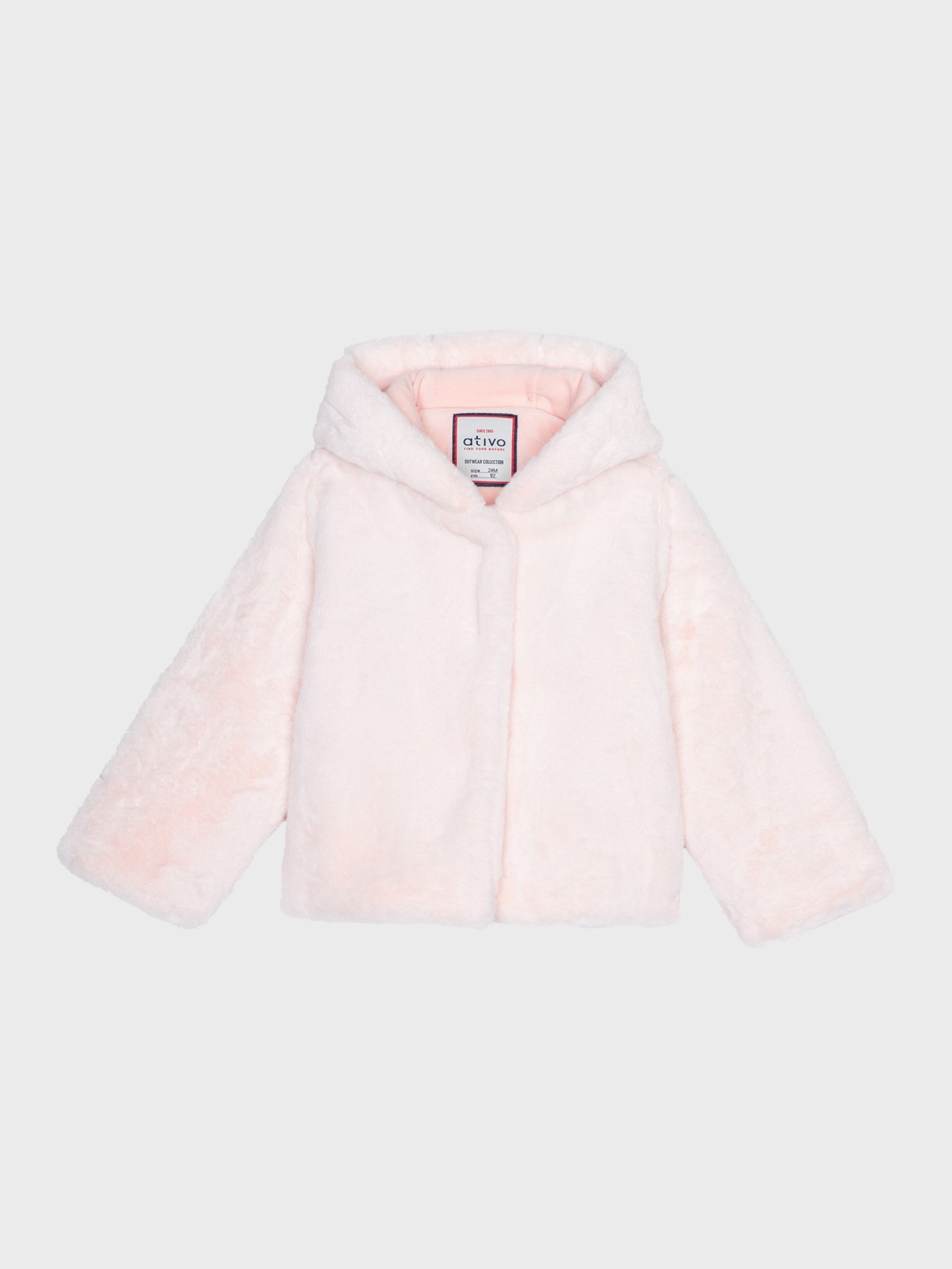 doudoune douillette rose pour bébé fille, idéal pour l'hiver, boutique de vêtements pour enfants à saint martin en haut
