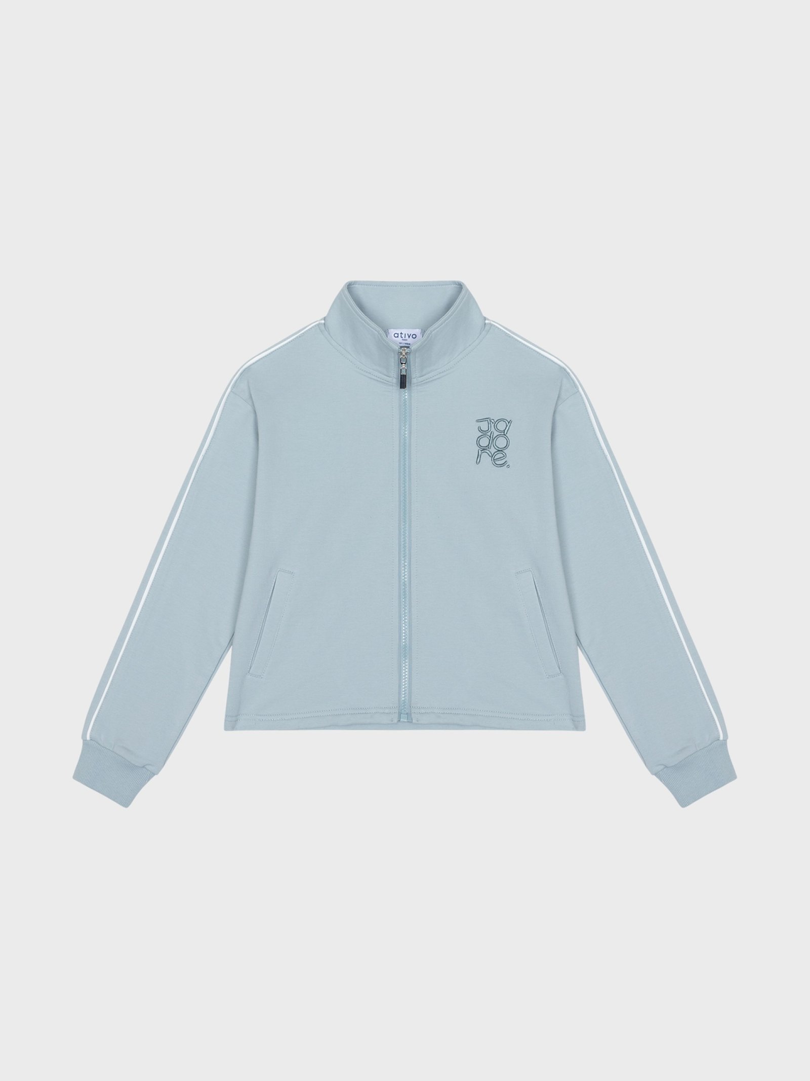 veste bleu clair vêtement enfant fille ado boutique saint martin en haut monts du lyonnais