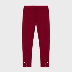 Legging bordeaux fourré