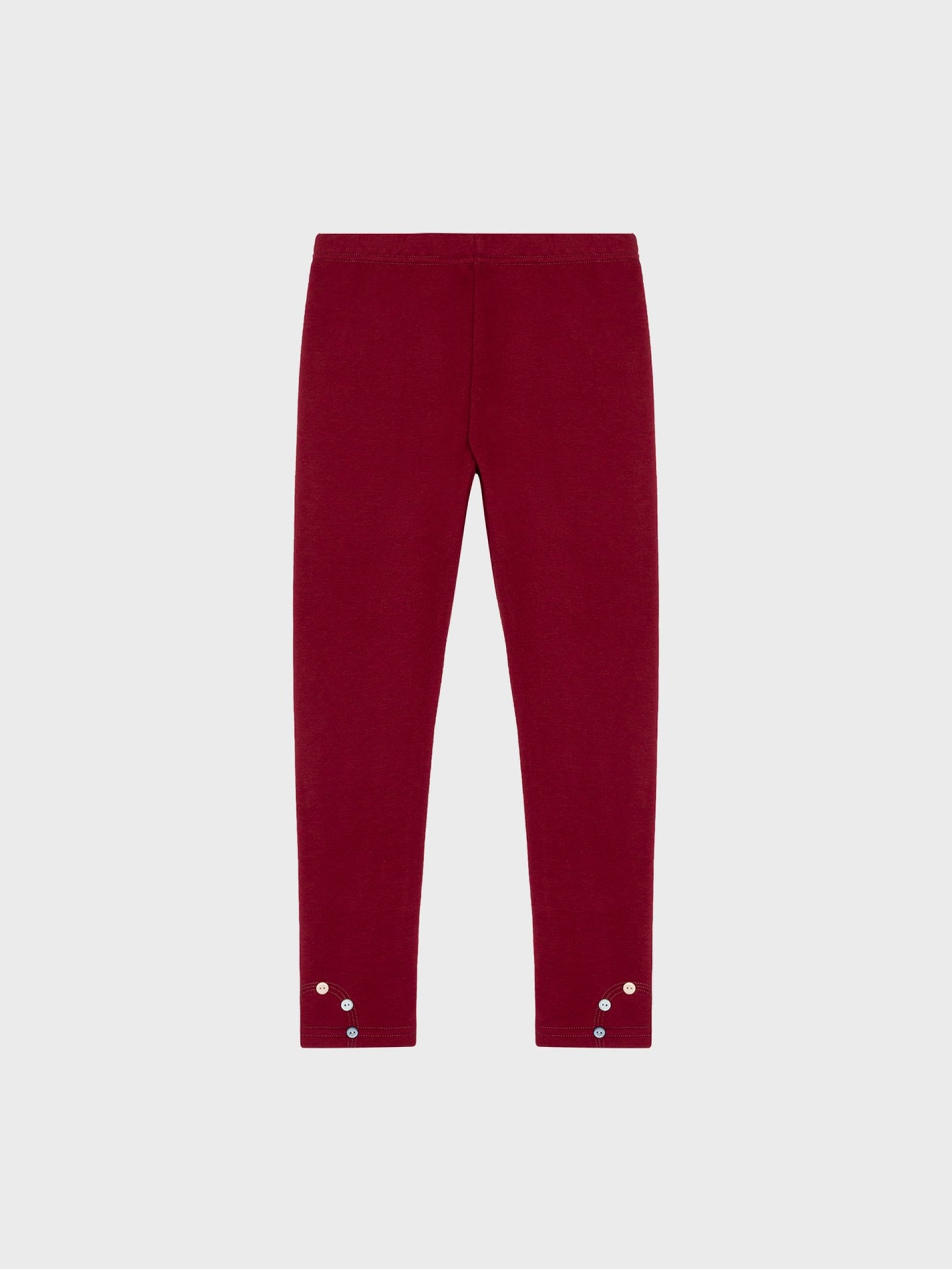 legging bordeaux douillet, vêtement enfant bébé fille boutique saint martin en haut idée cadeau naissance