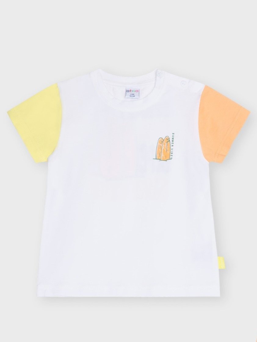 t-shirt d'été pour bébé garçon de 6 à 36 mois,, idéal pour les vacances, boutique de vêtements pour enfants à saint martin en haut dans les monts du lyonnais