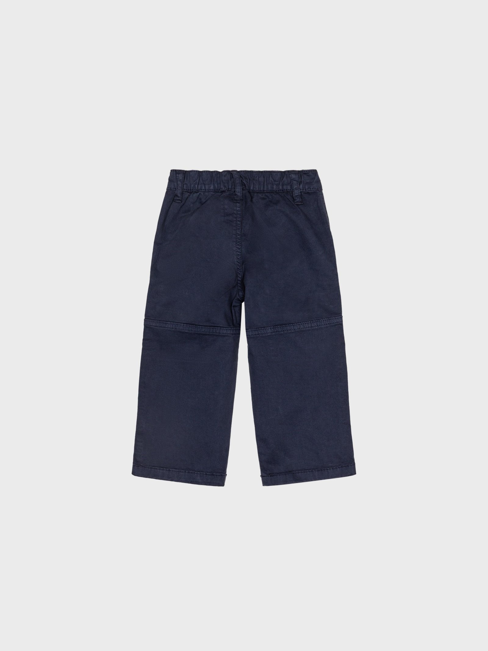 Pantalon marine poches sur le devant – Image 2
