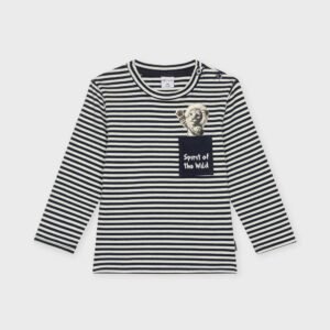 Pull rayé marine et blanc SPIRIT OF THE WILD