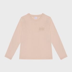 Pull fin beige, pour filles et ados, boutique de vêtements pour enfants à Saint Martin en Haut, dans les Monts du Lyonnais.