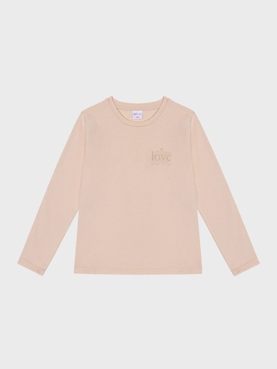 Pull fin beige, pour filles et ados, boutique de vêtements pour enfants à Saint Martin en Haut, dans les Monts du Lyonnais.