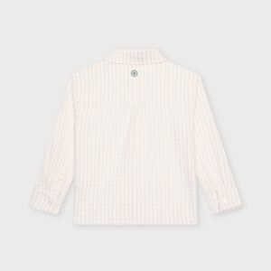Chemise beige gaufrée