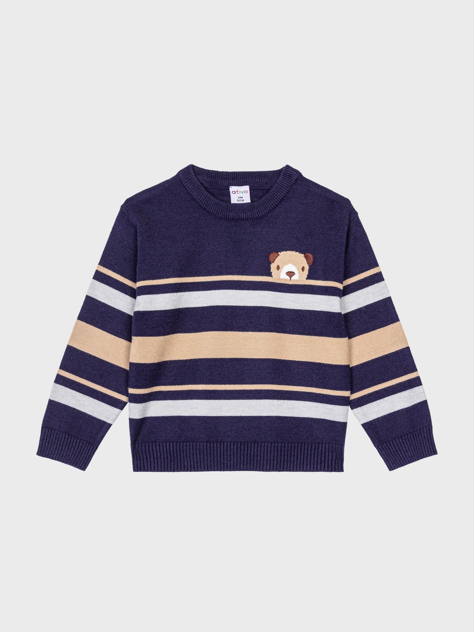 pull rayé marine bébé joli dessin pas cher cadeau naissance