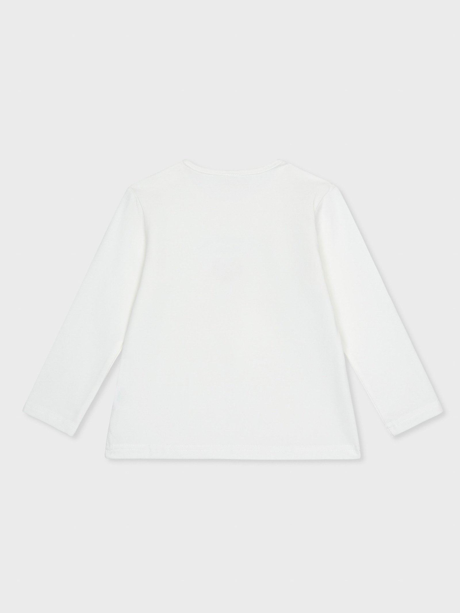 Pull blanc PRINCESS avec tête de nounours – Image 2