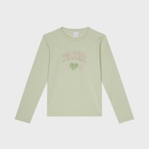 Pull vert PARIS