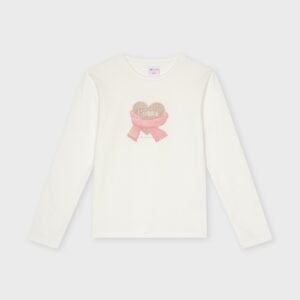 Pull blanc L&rsquo;AMOUR DE MA VIE