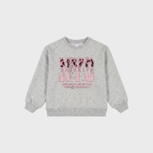 Sweat gris chiné NYC BROOKLYN